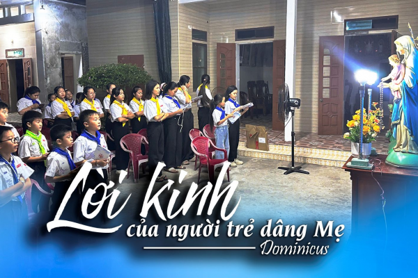 Lời kinh của người trẻ dâng Mẹ
