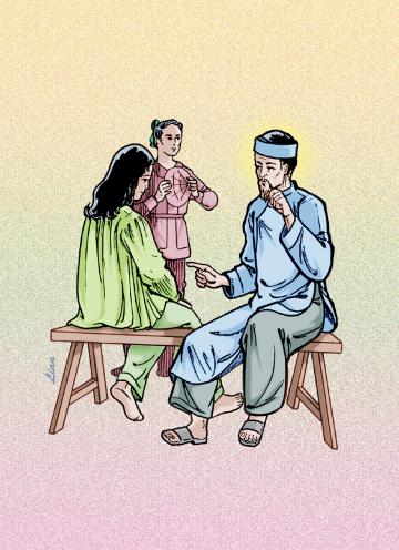 Hình vẽ Các Thánh Tử Đạo Việt Nam 3